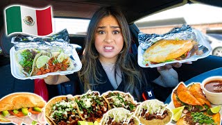 Eating Authentic MEXICAN FOOD Mukbang TACOS TORTA SOPES BIRRIA TACOS [upl. by Jezebel]