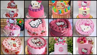 Hello Kitty Birthday Cake Design for Girls • Hello Kitty Theme Cake Decorating ideas [upl. by Stilu]