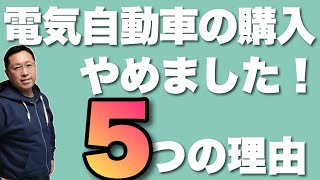 【買わないっ！】電気自動車購入をやめた５つの理由。相当悩んで購入を見送りましたよ [upl. by Gnolb]