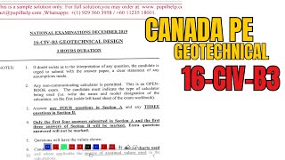 AEDecember2019  16CivB3  CANADA PE EXAMBASIC STUDIES [upl. by Zakaria]