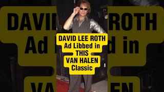 David Lee Roth Faked His Way Through the Bridge in this Van Halen Classic eddievanhalen hardrock [upl. by Odraccir]