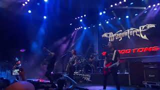 Dragonforce  My heart will go on Live 70000 Tons of Metal 2023 [upl. by Aitat]