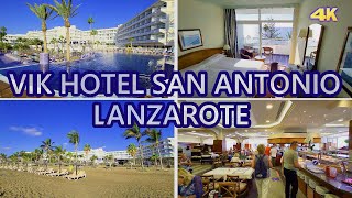 VIK SAN ANTONIO HOTEL  PUERTO DEL CARMEN  LANZAROTE 4K [upl. by Purdum111]