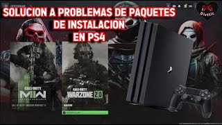 PROBLEMAS PAQUETES DE INSTALACIÓN WZ2 PS4 [upl. by Mallorie]