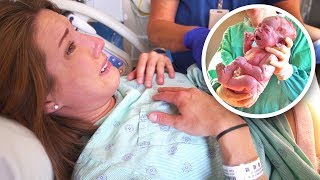 Emotional Live Birth Vlog of Our Baby Girl [upl. by Yknip822]