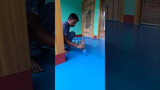 Floor coat emulsion 😲😲 indigo floor paints reels RangilaPainter [upl. by Emearg]