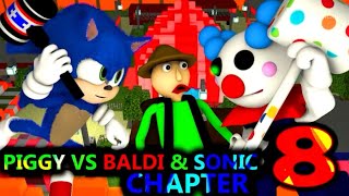 PIGGY CHAPTER 8 VS SONIC AND BALDI STORY CHALLENGE [upl. by Lebatsirc206]