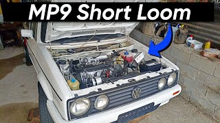 Installing MP9 Short Loom  Carb to Fuel Injection VW MK1 BUILD [upl. by Raynold63]