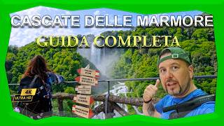 CASCATA DELLE MARMORE Terni  TRAVEL GUIDE e CONSIGLI [upl. by Nomead]