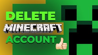 How to Delete Your Minecraft Account [upl. by Nivej]