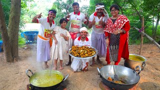 Village style fish curry and vegetables recipe cooking for village people  villfood Kitchen [upl. by Gans]