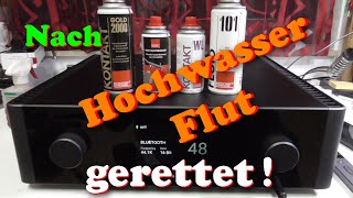 Vor  Verstärker reparieren Rotel Michi nach Wasserschaden High End Hifi gerettet [upl. by Adnilav502]