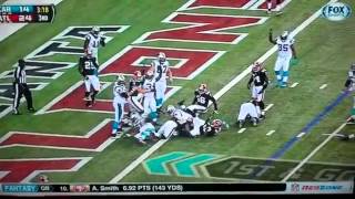 Cam Newton quotA  Town Stompquot TD Celebration vs Falcons [upl. by Anippesuig]