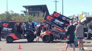 Sydney International Speedway  Sprint Cars Season Opener 2024 [upl. by Enedan]