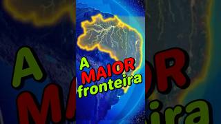 Qual a MAIOR fronteira do Brasil geografia brasil bolivia [upl. by Hilaria]