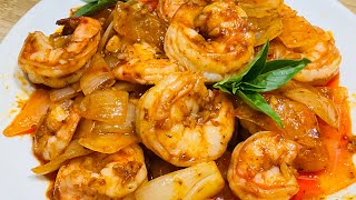 Simple amp easy sambal belacan prawns 🍤🍤🍤 you must try [upl. by Leen]