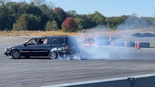 “That Black Volvo Wagon “ Drift Test amp Tune Capitol Raceway 101924 [upl. by Nylsej875]