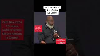 TD Jakes Suffers Stroke Live On Air During Church Service Full Video tdjakes shorts [upl. by Lesiram729]