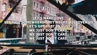 John Legend  PDA We Just Dont Care With Lyrics [upl. by Nigam709]