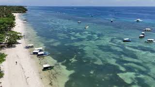 Alona Beach Panglao Island First fly DJI mini pro 4 Lots to learn a fantastic responsive vehicle [upl. by Heddi]