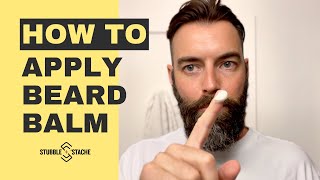 How to apply beard balm [upl. by Hamnet856]