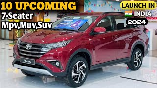 10 Upcoming 7Seater Cars Launch In 🇮🇳 India 2024  Upcoming Cars  Launch Date Price Features [upl. by Drahnreb]