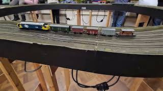 Beckenham model railway club uk 00 gauge C37 amp br unit on curcuit layout member test runs26th Sep 24 [upl. by Uund173]