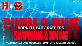 Dansville Lady Mustangs at Hornell Lady Raiders Girls Varsity Swimming [upl. by Innos]