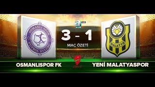 Osmanlıspor 31 Evkur Yeni Malatyaspor  Maç Özeti HD  a spor  28112017 [upl. by Harald90]