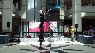 Duo Hoops at The Bay Centre  Victoria International Buskers Festival 2014 [upl. by Leitao]