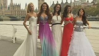 MISS WORLD Contestants pose on Londons Southbank [upl. by Barboza24]