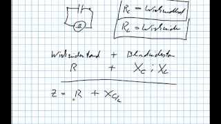 Scheinwiderstand Impedanz Z von Kondensatoren und Spulen [upl. by Santiago]