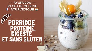 Porridge d’hiver pour un petit déjeuner protéiné facile à digérer et sans gluten NathalieFabre [upl. by Augustin]