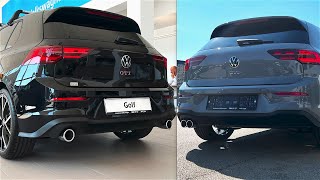 NEW Volkswagen Golf GTI 2024 vs New Volkswagen Golf GTD 2024  REVS and Exhaust sound comparison [upl. by Osicnarf]