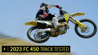 2023 Husqvarna FC 450  First Laps amp Thoughts [upl. by Analak]