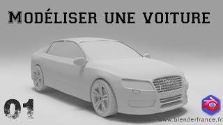 Modéliser une voiture avec Blender  Introduction et préparation du projet [upl. by Casar]