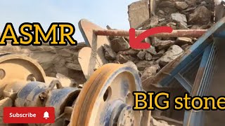 ☠️Super Giant Rock Crusher in actionSuper satisfying Rock breakerasmr viralvideo rockcrusher [upl. by Yesiad410]