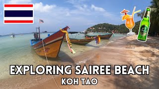 Exploring Koh Tao Sairee Beach  Paradise Found  Thailand Travel Vlog [upl. by Alisander470]