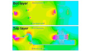 free Multilayer PDN simulation for KiCad FEMM 42 Finite Element Analysis ground bouncevoltage drop [upl. by Urial497]