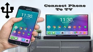 HOW TO CONNECT MOBILE PHONE TO TV  SHARE MOBILE PHONE SCREEN ON TELEVISION [upl. by Aisyle]