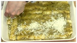 HOW TO MAKE ENCHILADAS VERDES  EASY GREEN ENCHILADAS RECIPE  The JayLi Life [upl. by Henni]