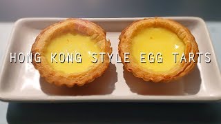 Simple Egg Tarts Easy Recipe Hong Kong Style [upl. by Adina]