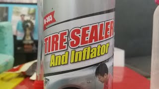 koby tire sealant and inflator actual review 😱😱😱 [upl. by Eadwine360]