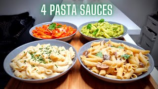 4 DELICIEUSES SAUCES POUR sublimer VOS PÂTES  FOOD IS LOVE [upl. by Nylirrej]