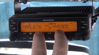 Setup the Crossband Repeater on a Kenwood TM VT71A  AF5DN [upl. by Lenni56]