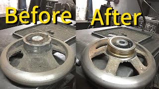 How to make Carriage handwheel part of lathe machine technical lathe working technology hardwork [upl. by Odinevneib]