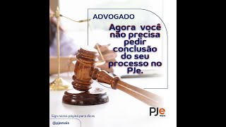 ADVOGADO  Você não precisa mais pedir conclusão do processo ao Juiz [upl. by Quincy504]