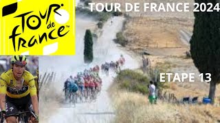 TOUR DE FRANCE 2024  ETAPE 13 AGENPAU [upl. by Hgielram]