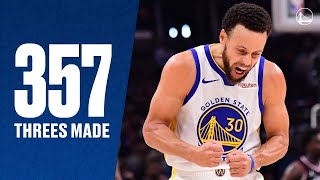 EVERY Stephen Curry Three From the 2024 NBA Regular Season [upl. by Aniroz70]