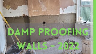 How to damp proof a wall with damp proofing rods and damp proof plaster 2022  DRYZONE [upl. by Ikeda795]